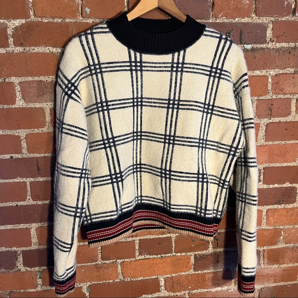 Mango Women’s Plaid Sweater